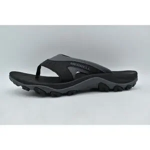 Merrell Mens Size 9 Huntington Sport Black Flip Flop Thong Sandals Merrell Men main image 4